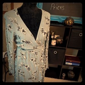 Buckle Exclusive Wrap around tie dress